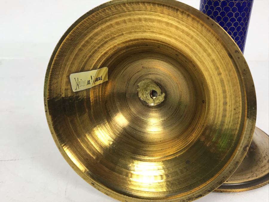 Nieman Marcus Brass Candlesticks Candle Holders 6.5H [Photo 4]