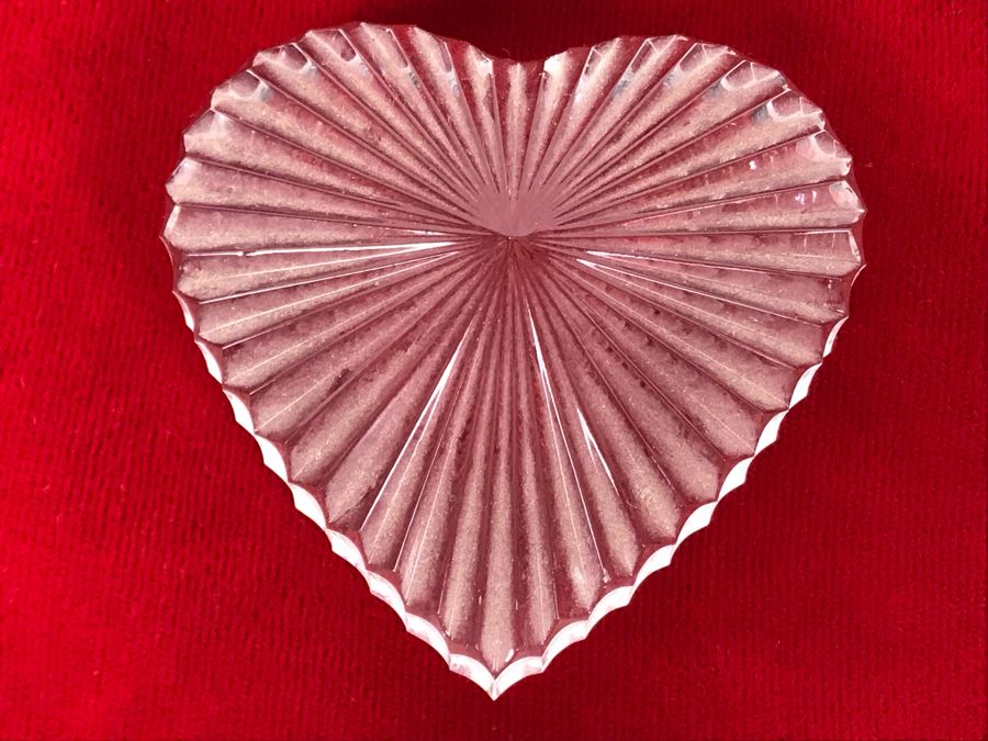 Waterford Crystal Heart Paperweight [Photo 2]