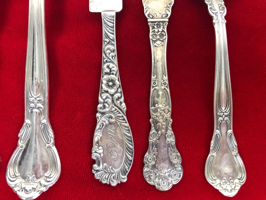Various Sterling Silver Flatware 519g Sterling Silver Total Weight [Photo 3]