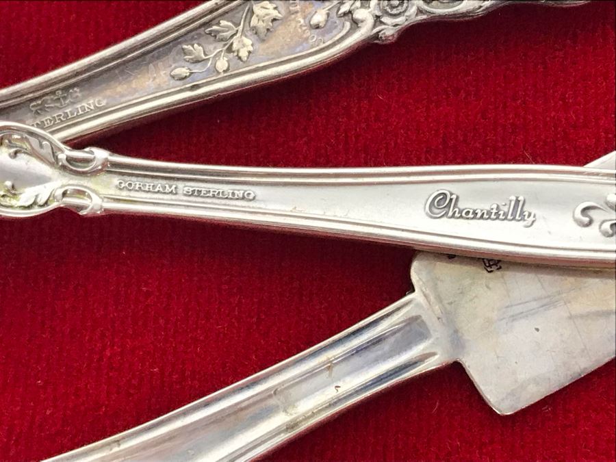 Various Sterling Silver Flatware 519g Sterling Silver Total Weight [Photo 14]