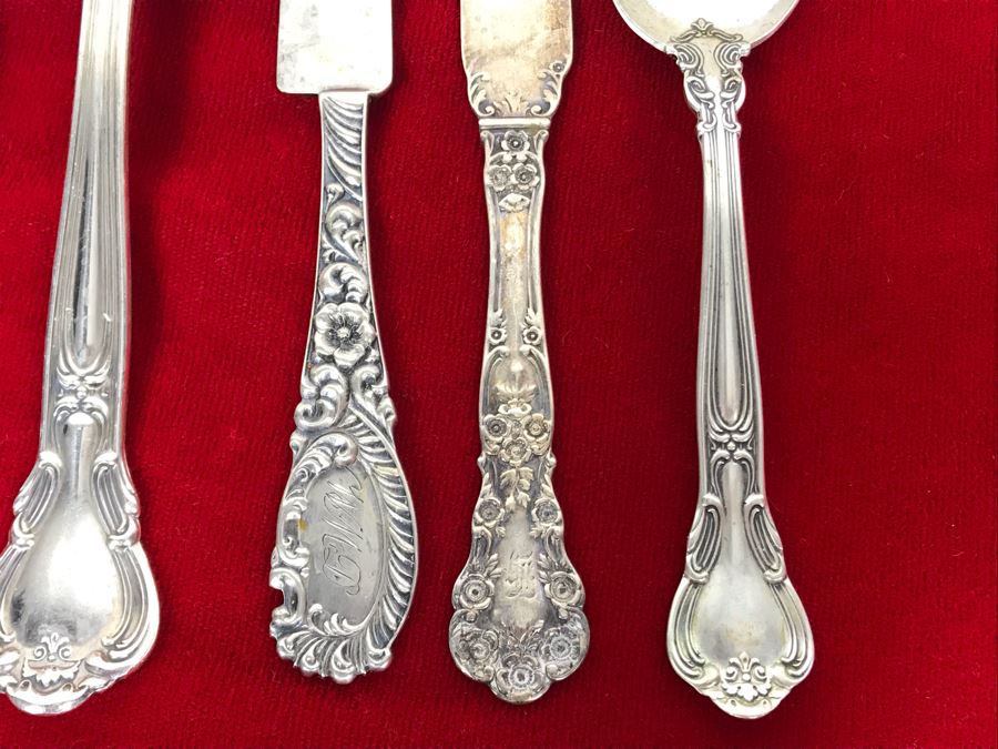 Various Sterling Silver Flatware 519g Sterling Silver Total Weight [Photo 6]