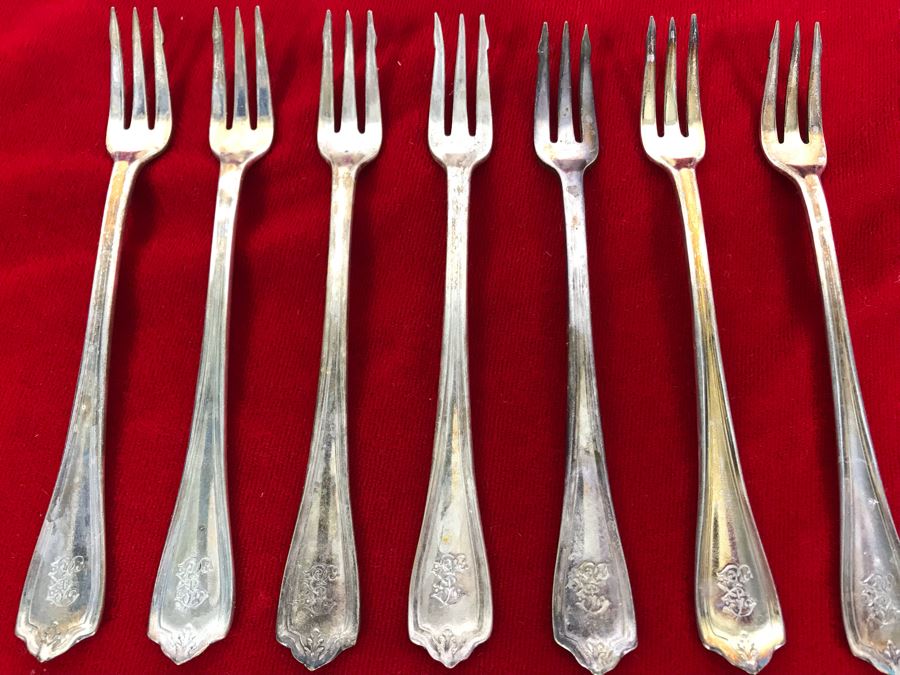 Various Sterling Silver Flatware 519g Sterling Silver Total Weight [Photo 20]