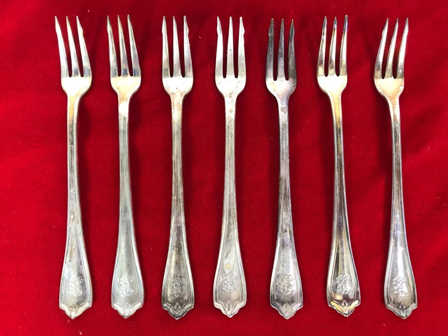 Various Sterling Silver Flatware 519g Sterling Silver Total Weight [Photo 19]
