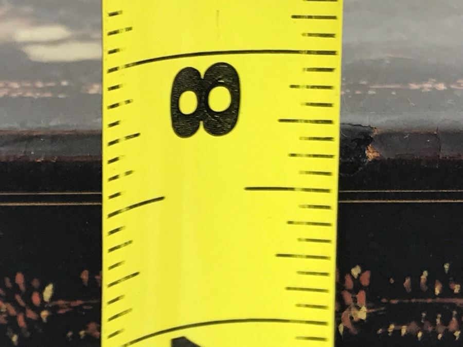 Old Chinese Ornately Decorated Lacquer Safe Box With Chased Metal Box Inside 13W X 9.5D X 7.75H - See Photos For Condition Issues [Photo 35]