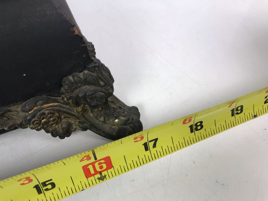 Vintage Working Wooden Faux Marble Mantle Clock By The E. Ingraham Co Bristol, Conn. 17W X 7D X 10.5H [Photo 20]