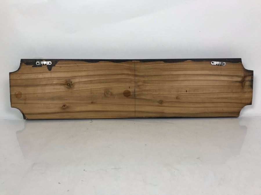 Handmade Wooden Relief Sign 'J. Hilton Ship Builder Leith 1836' 26W X 6H [Photo 4]