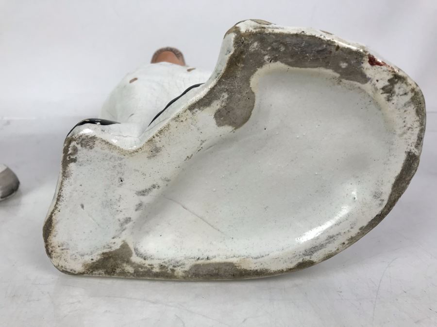 Pair Of Vintage English Staffordshire Dogs 10H [Photo 15]