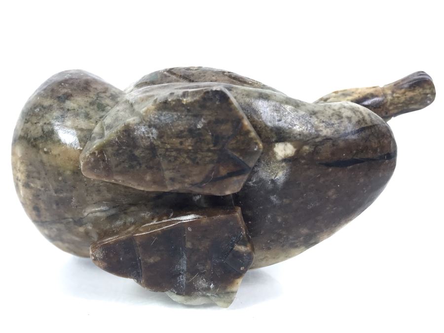 Vintage Carved Stone Duck 5W X 2.5D X 3H [Photo 13]