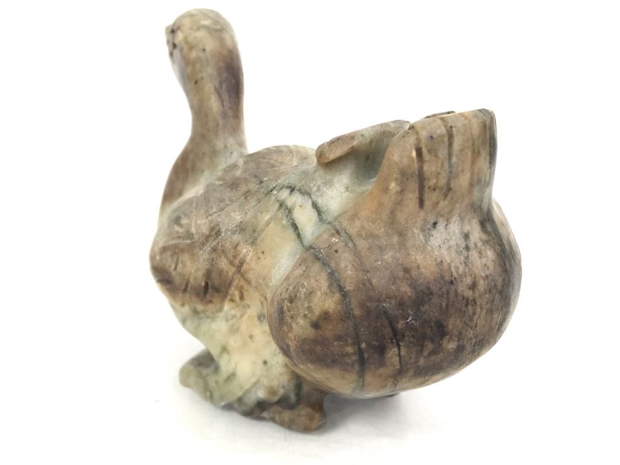 Vintage Carved Stone Duck 5W X 2.5D X 3H [Photo 9]