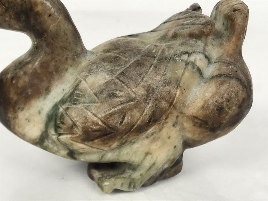 Vintage Carved Stone Duck 5W X 2.5D X 3H [Photo 7]