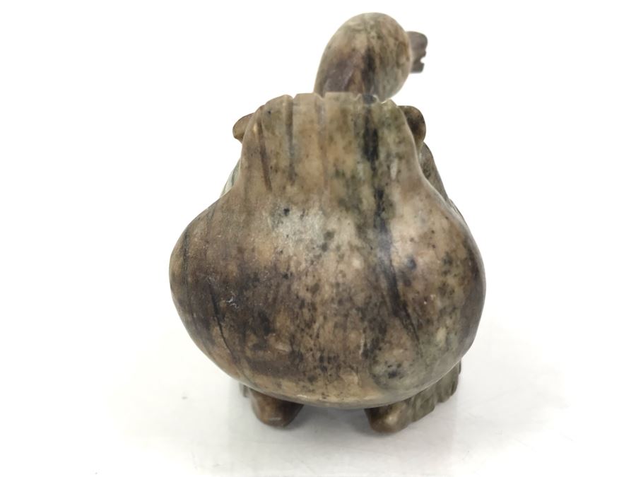 Vintage Carved Stone Duck 5W X 2.5D X 3H [Photo 10]