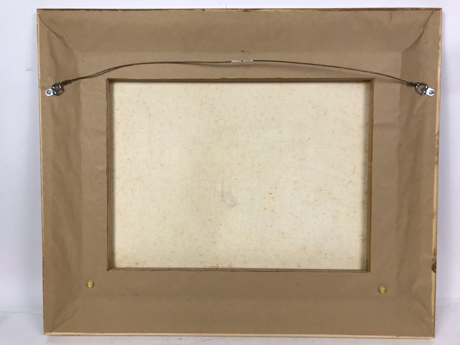 Original Signed Plein Air Oil Painting Of Laguna Titled 'Summer Road, Crystal Cove' By Marcy Fitzgerrell (1917-2003) (One Of First Woman Animators At Walt Disney Studios) 17 X 13 [Photo 23]