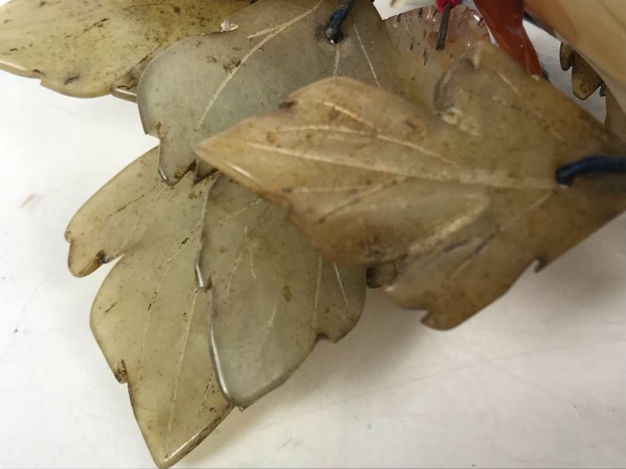 Carved Stone Floral Motif Candle Holder [Photo 7]