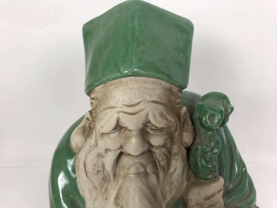 Vintage Japanese Elder Figure With Stand 11W X 8D X 11H [Photo 4]