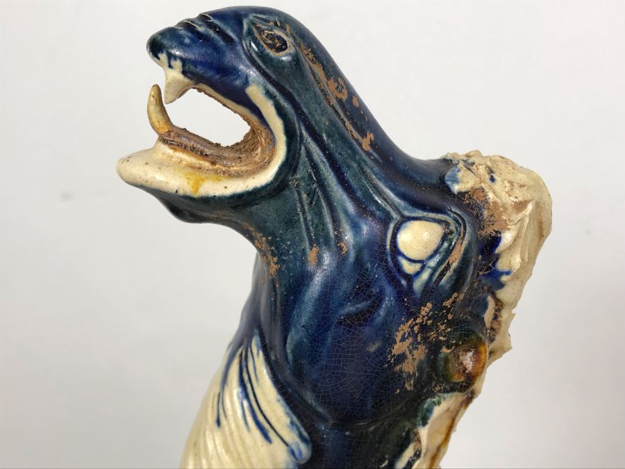 Large Asian Camel Majolica Pottery 13W X 7D X 17H [Photo 8]