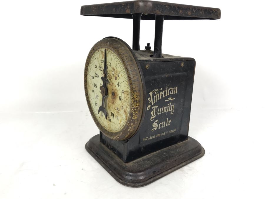Vintage Metal American Family Scale