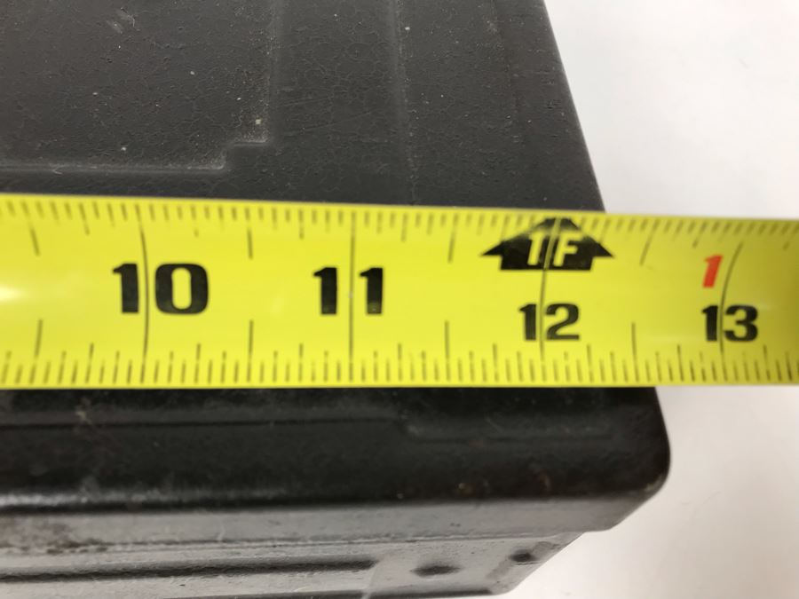 Vintage Metal Lock Box (Unlocked But No Key) 12.5W X 7.5D X 3.5H [Photo 8]