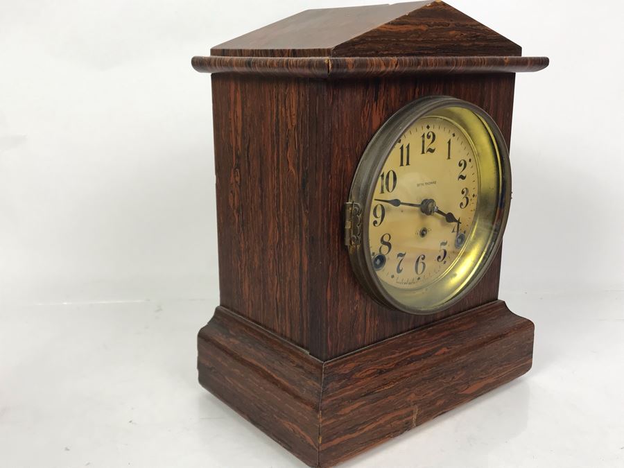 Working Vintage Seth Thomas Mantle Clock 9W X 6D X 11H [Photo 3]