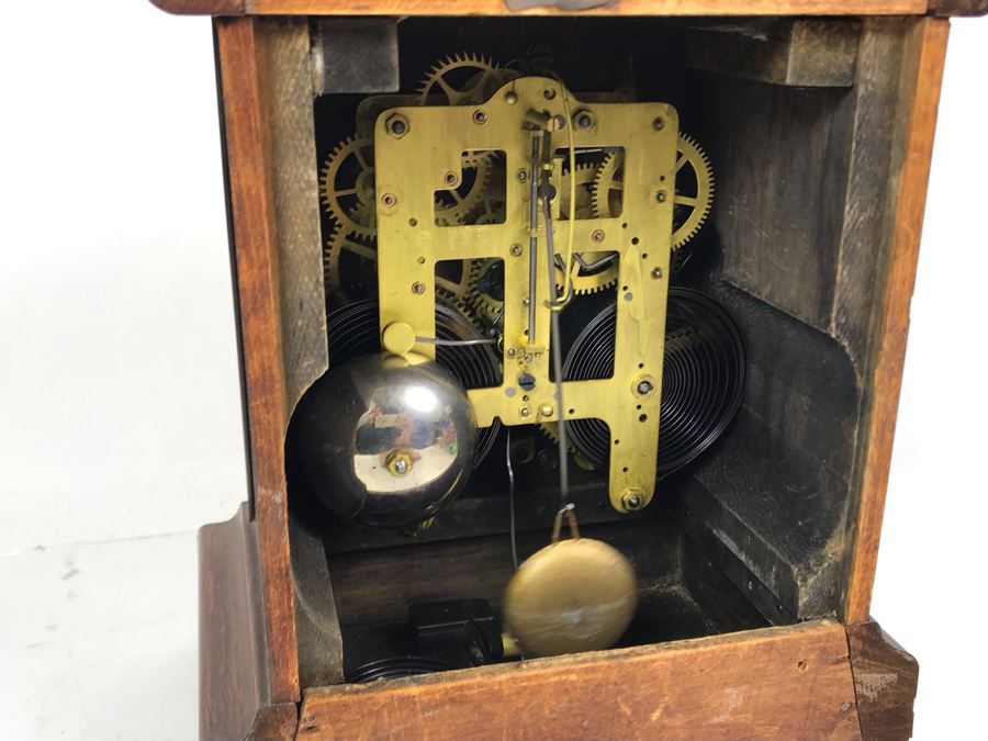 Working Vintage Seth Thomas Mantle Clock 9W X 6D X 11H [Photo 9]
