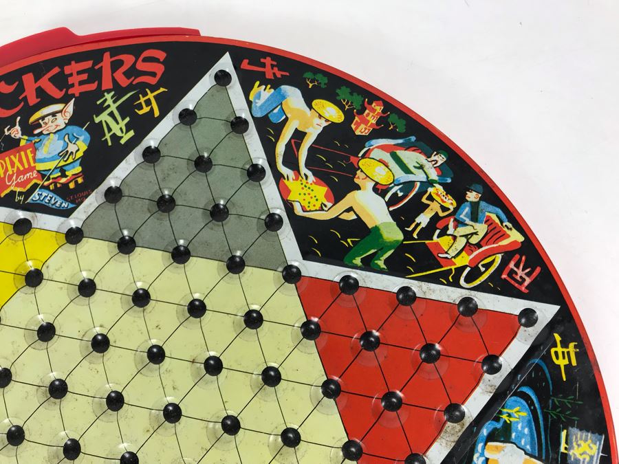 Vintage Chinese Checkers Pixie Game By Steven [Photo 4]