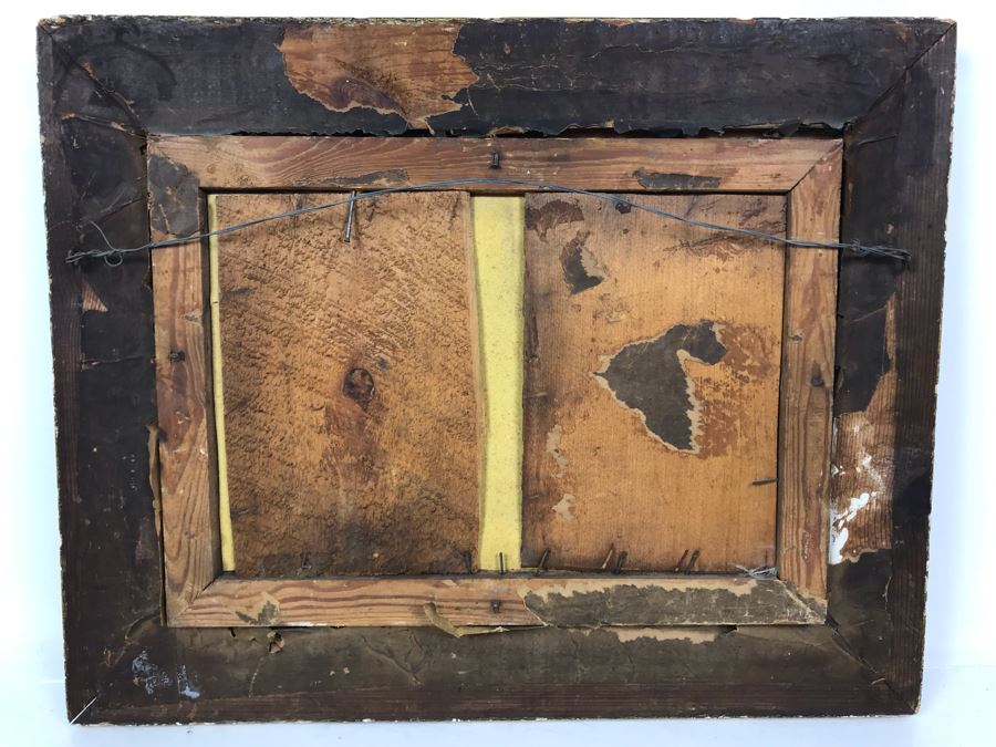 Vintage Original Plein Air Oil Painting 12 X 8 [Photo 14]