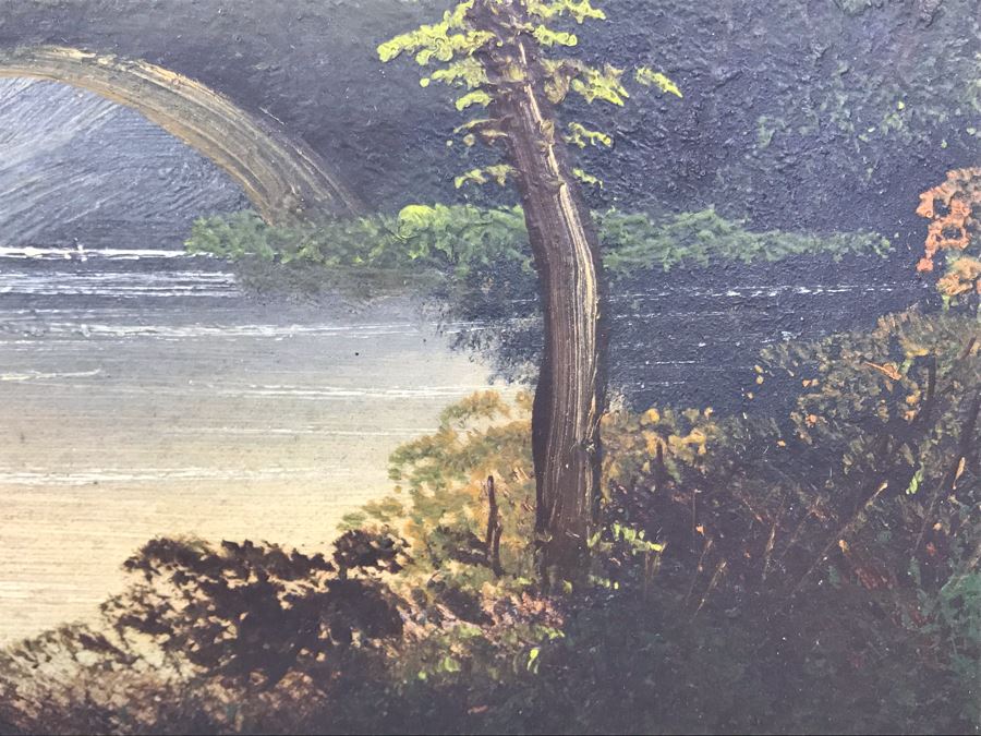 Vintage Original Plein Air Oil Painting 12 X 8 [Photo 11]