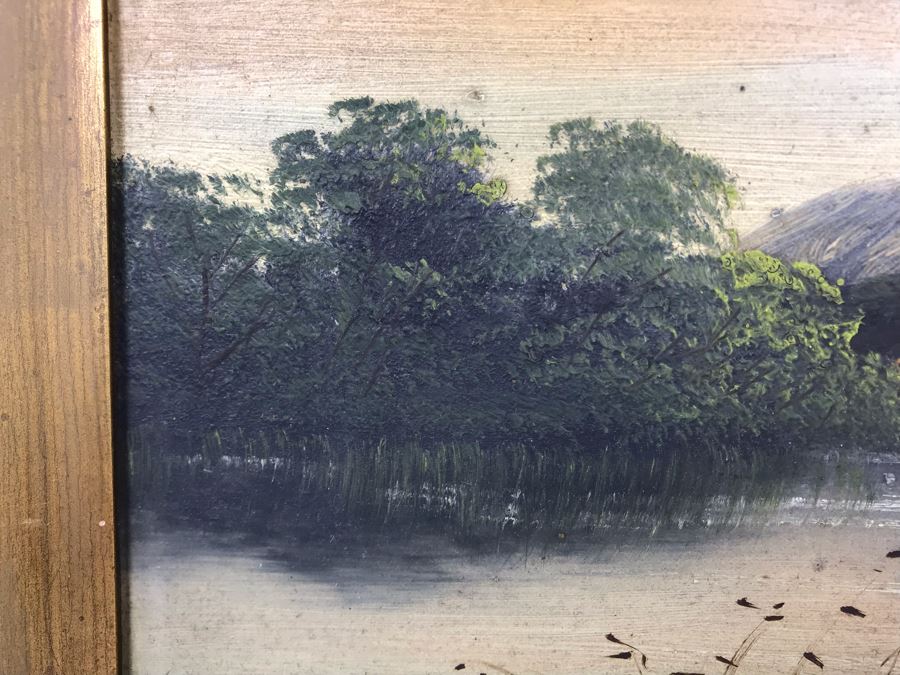 Vintage Original Plein Air Oil Painting 12 X 8 [Photo 5]