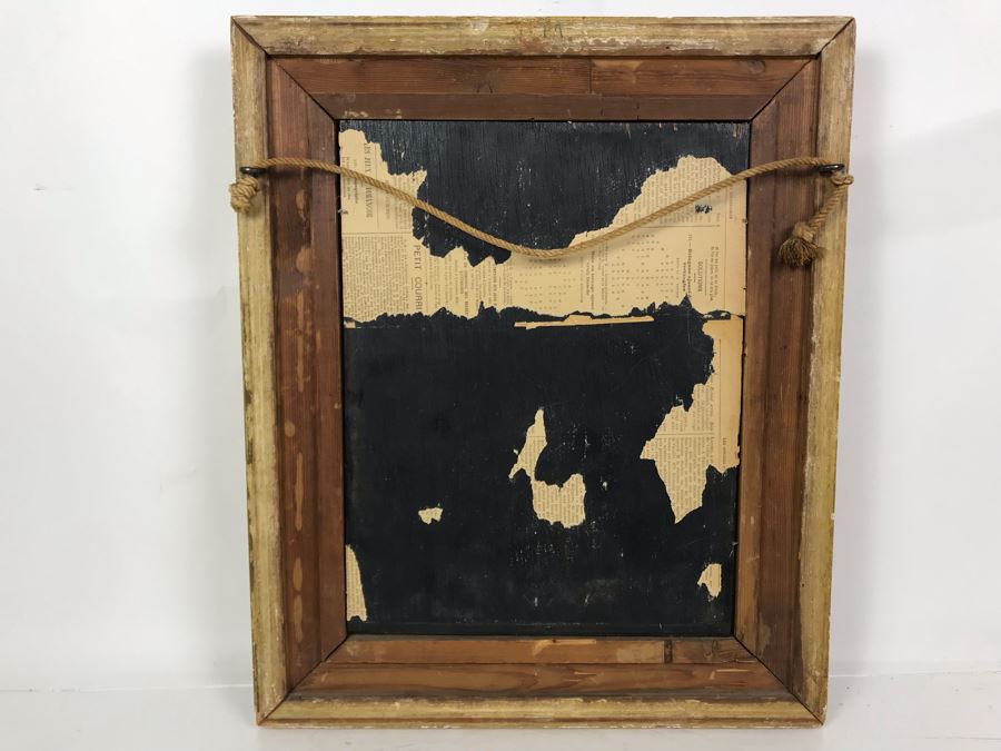 Original Antique Oil Painting On Board In Stunning Gilded Frame 11 X 14 [Photo 21]