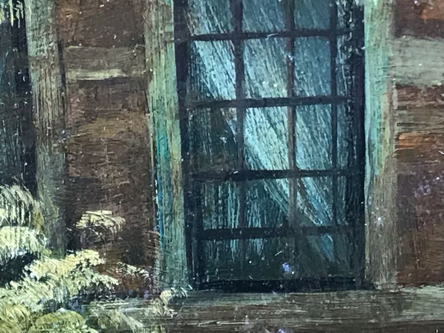 Original Antique Oil Painting On Board In Stunning Gilded Frame 11 X 14 [Photo 14]