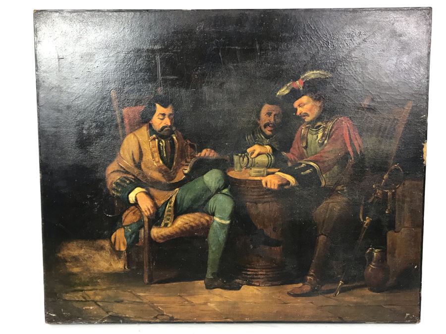 Antique Original Oil Painting Purchased In Massachusetts In 1964 [Photo 2]