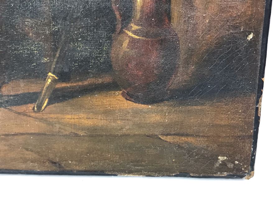 Antique Original Oil Painting Purchased In Massachusetts In 1964 [Photo 13]