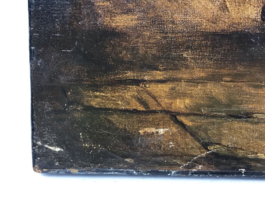 Antique Original Oil Painting Purchased In Massachusetts In 1964 [Photo 14]