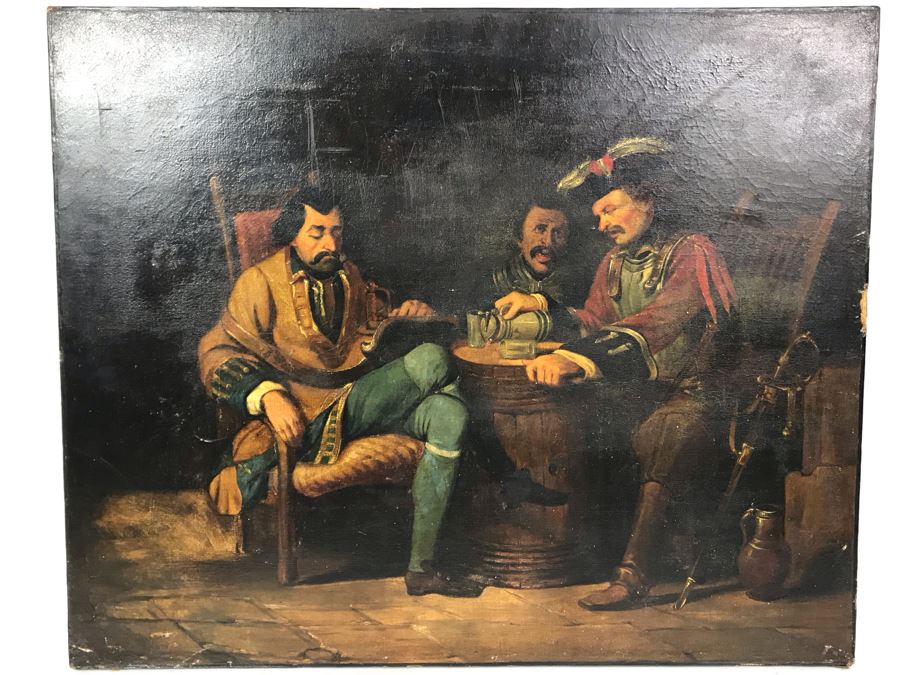 Antique Original Oil Painting Purchased In Massachusetts In 1964 [Photo 15]