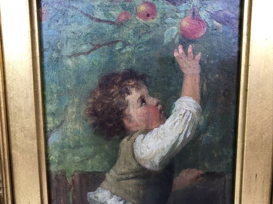 Original Oil Painting On Board By E. Melder In Stunning Gilded Frame 5 X 7 [Photo 7]