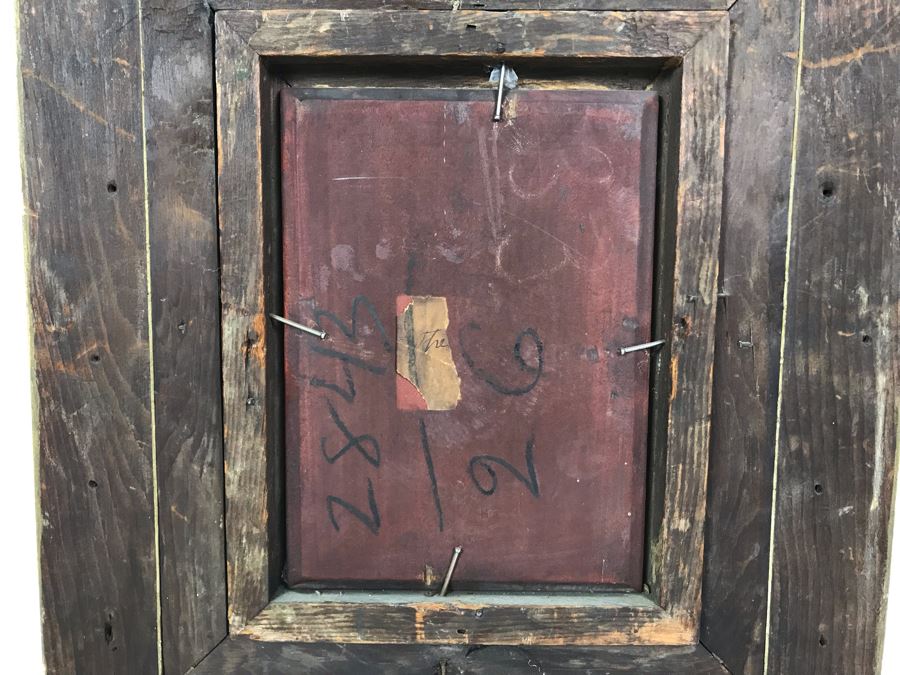 Original Oil Painting On Board By E. Melder In Stunning Gilded Frame 5 X 7 [Photo 17]