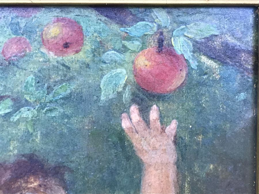 Original Oil Painting On Board By E. Melder In Stunning Gilded Frame 5 X 7 [Photo 12]