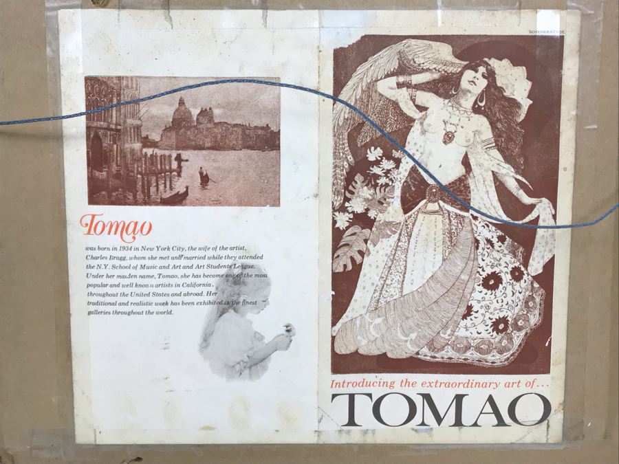 Original Oil Painting By Jennie Tomao (1934-2011) Wife Of Artist Charles Bragg 12 X 9 [Photo 22]