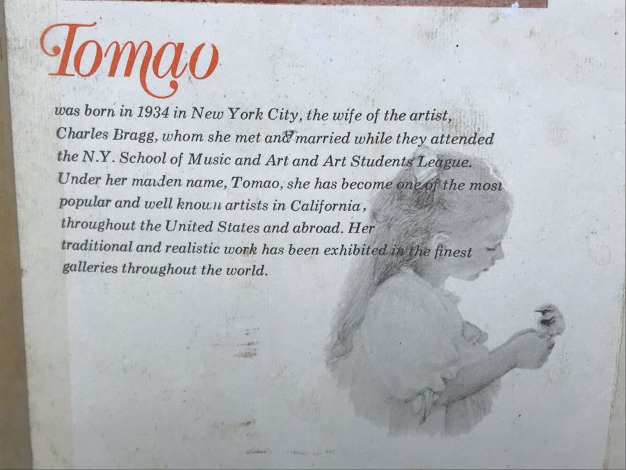 Original Oil Painting By Jennie Tomao (1934-2011) Wife Of Artist Charles Bragg 12 X 9 [Photo 23]