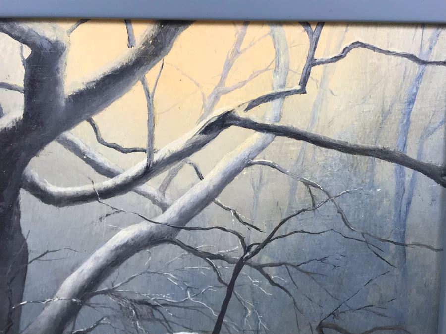 Original Oil Painting By Jennie Tomao (1934-2011) Wife Of Artist Charles Bragg 12 X 9 [Photo 9]