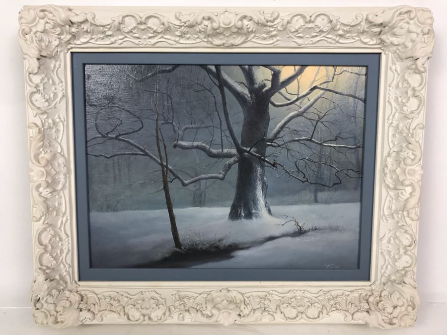 Original Oil Painting By Jennie Tomao (1934-2011) Wife Of Artist Charles Bragg 12 X 9 [Photo 2]