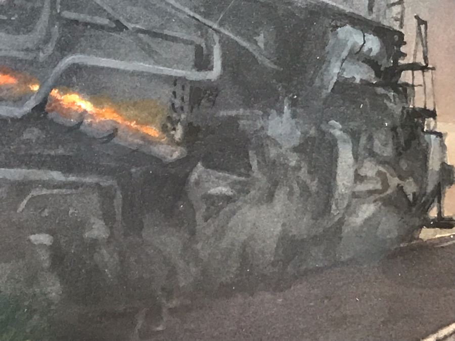 Original Watercolor Railroad Painting Titled 'Departures' By Ted Rose (1940-2002) Santa Fe, New Mexico 12 X 16 Client Paid $3,000 See Photos For Receipt [Photo 12]