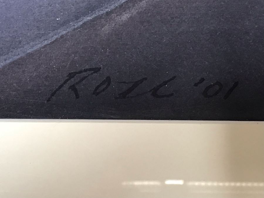 Original Watercolor Railroad Painting Titled 'Departures' By Ted Rose (1940-2002) Santa Fe, New Mexico 12 X 16 Client Paid $3,000 See Photos For Receipt [Photo 16]