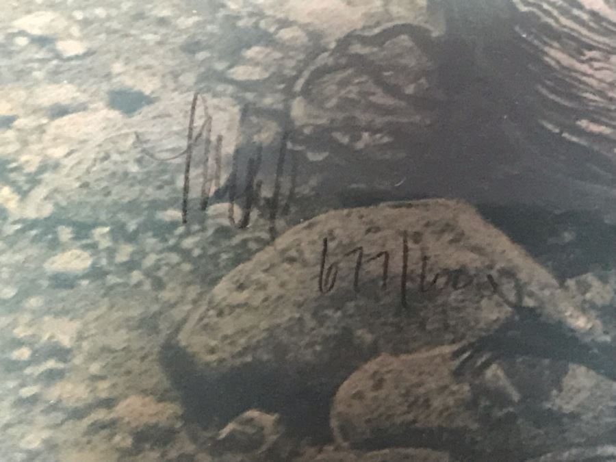 Frank McCarthy (1924-2002) Limited Edition Print Titled 'Under Hostile Fire' Hand Signed 26.5 X 18 No. 677 Of 1000 [Photo 10]