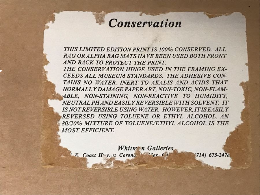 Frank McCarthy (1924-2002) Limited Edition Print Titled 'The Savage Taunt' Hand Signed 17.5 X 27 No. 544 Of 1000 [Photo 18]