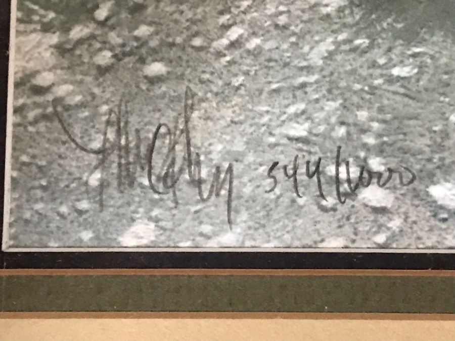 Frank McCarthy (1924-2002) Limited Edition Print Titled 'The Savage Taunt' Hand Signed 17.5 X 27 No. 544 Of 1000 [Photo 9]