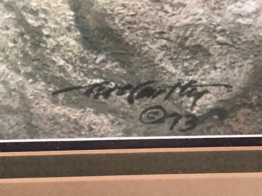 Frank McCarthy (1924-2002) Limited Edition Print Titled 'The Savage Taunt' Hand Signed 17.5 X 27 No. 544 Of 1000 [Photo 10]