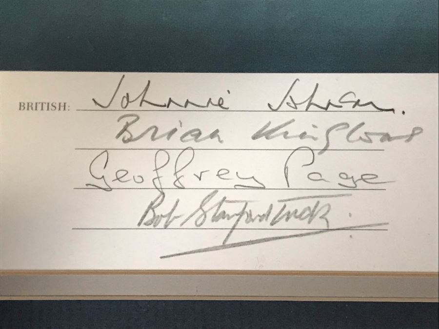 William S. Phillips Limited Edition Print Titled 'Hellfire Corner' Battle South Of London No. 942 Of 1250 Signed By Artist And Signed By Crew Members Including (1) American Signature, (4) British Signatures And (4) German Signatures 27 X 23 - See Photos [Photo 13]