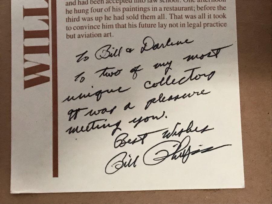 William S. Phillips Limited Edition Print Titled 'Hellfire Corner' Battle South Of London No. 942 Of 1250 Signed By Artist And Signed By Crew Members Including (1) American Signature, (4) British Signatures And (4) German Signatures 27 X 23 - See Photos [Photo 23]