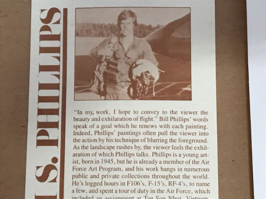 William S. Phillips Limited Edition Print Titled 'Hellfire Corner' Battle South Of London No. 942 Of 1250 Signed By Artist And Signed By Crew Members Including (1) American Signature, (4) British Signatures And (4) German Signatures 27 X 23 - See Photos [Photo 21]