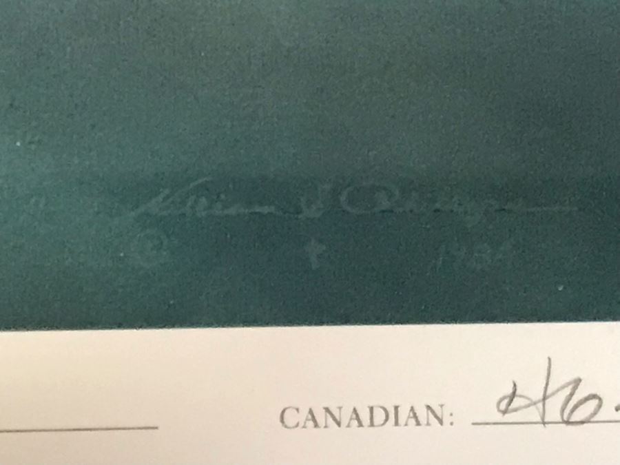 William S. Phillips Limited Edition Print Titled 'Hellfire Corner' Battle South Of London No. 942 Of 1250 Signed By Artist And Signed By Crew Members Including (1) American Signature, (4) British Signatures And (4) German Signatures 27 X 23 - See Photos [Photo 16]